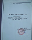 Thuyết minh bản vẽ thiết kế chi tiết